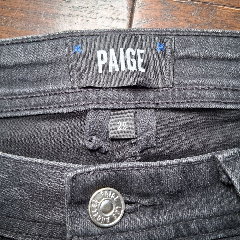 PAIGE Nellie High Rise Wide Leg Raw Hem Ankle Jeans - Picture 7 of 12